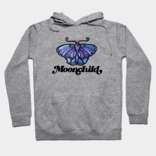 MoonChild Purple Moth Hoodie